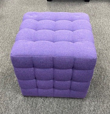 Purple Cube Upholstered Seat