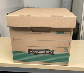 Brown & Green Bankers Boxes