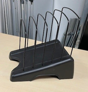 Black Desk Top File Rack