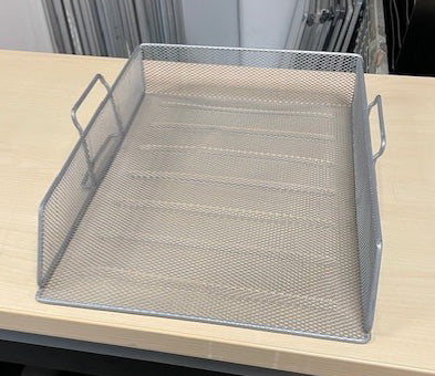 Silver Mesh In Out Tray