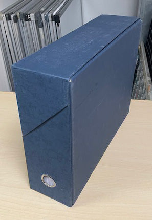 Blue Box Files with Lid