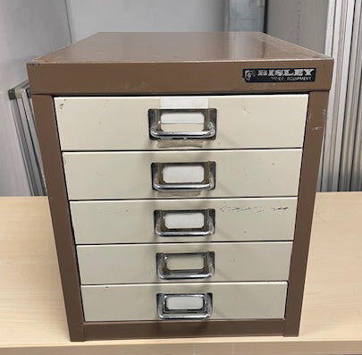 Bisley Coffee & Cream 5 Multi Drawer Cabinet