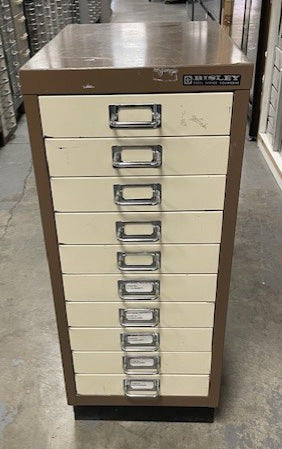 Bisley Coffee & Cream 10 Multi Drawer Cabinet