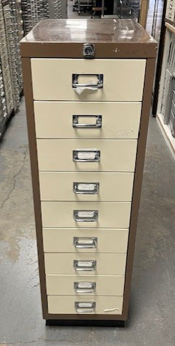 Bisley Coffee & Cream 9 Multi Drawer Cabinet