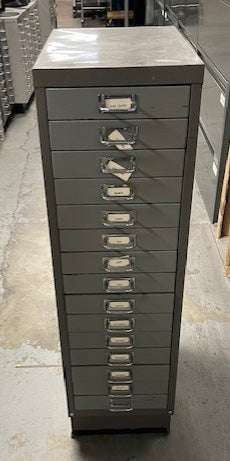 Dark Grey & Grey 15 Multi Drawer Cabinet