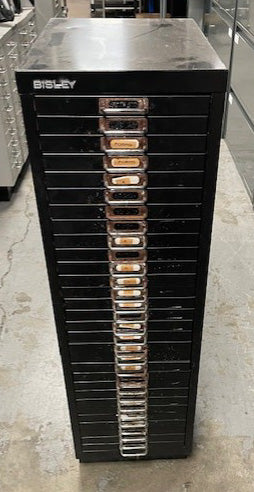 Bisley Black 30 Multi Drawer Cabinet