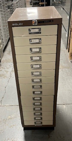 Bisley Coffee & Cream 15 Multi Drawer Cabinet