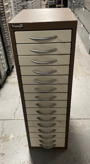 Triumph Coffee & Cream 15 Multi Drawer Cabinet