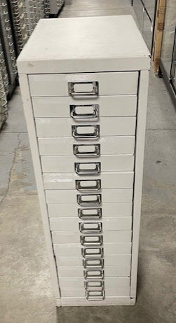 Grey 15 Multi Drawer Cabinet