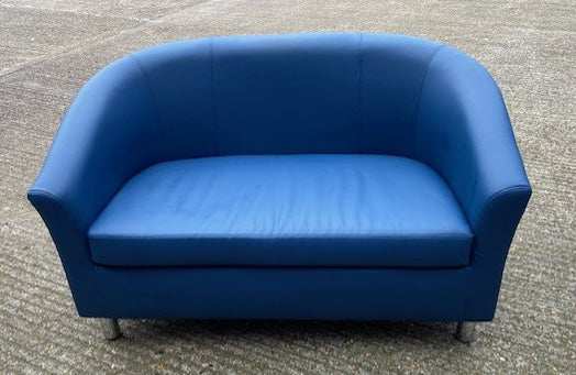 Dark Blue 2 Seater Sofa