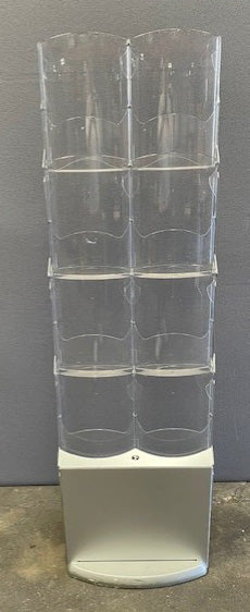 Metal & Perspex 8 Compartment Leaflet Holder