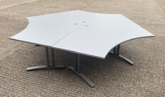 Light Grey Cockpit Desks