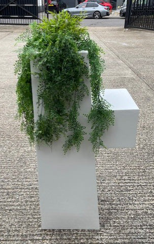 White Fibreglass Planter 1200 x 570 x 350
