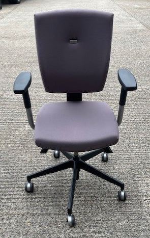 Senator Grey Upholstered Operator Chair
