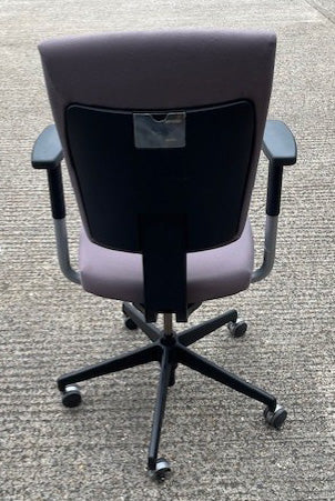 Senator Grey Upholstered Operator Chair