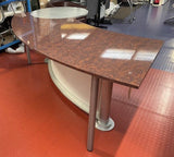 Curved News Readers Style Desk