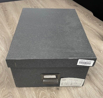 Dark Grey Box with Lid & Handle