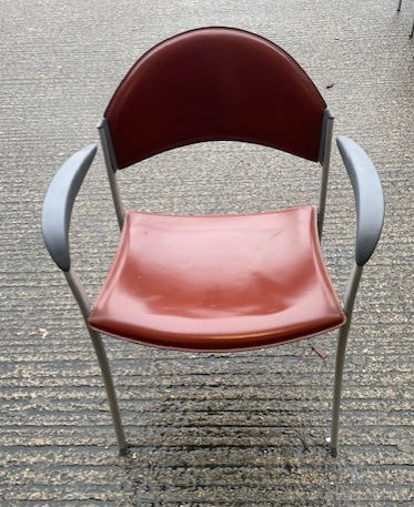 Brown & Grey Frame Chair