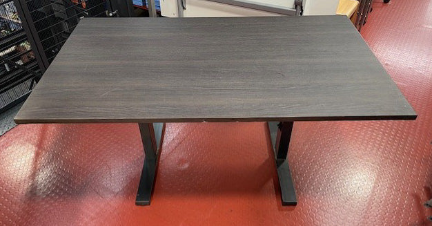Anthracite Black Leg Table 1600 x 950