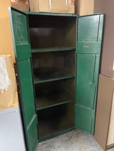 Vintage Green Tall 2 Door Storage
