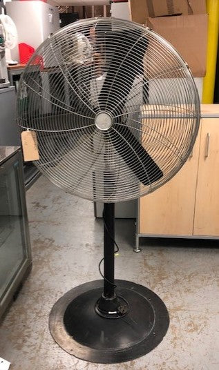 Large Black Freestanding Fan