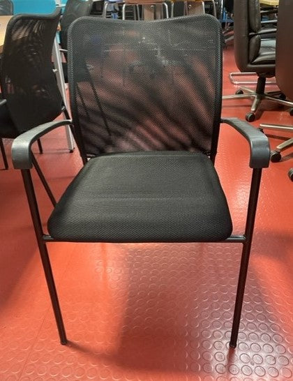 Black Mesh Back Visitor Chair