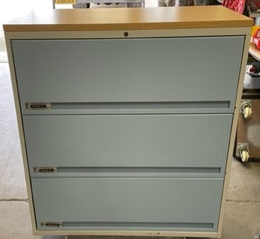 Blue 3 Drawer Up & Over With Beach Top