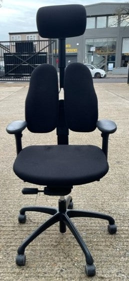 Rohde & Grahl Black Upholstered Posture Chair