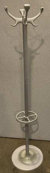 Silver Metal Coat Stand