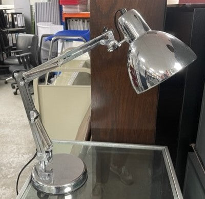 Silver Desk Top Lamp