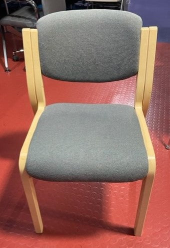 Wallis Teal Green Wooden Frame Chair
