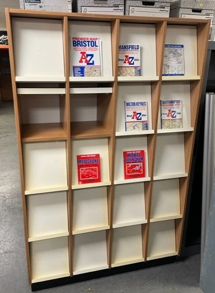 20 Draw Pigeon Hole Unit with Fold Down Pamphlet Holders