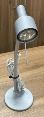 Silver Small Desk Top Lamp