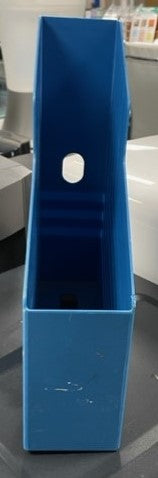 Blue Plastic File Holder