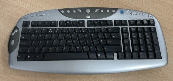 Black & Silver Computer Keyboard