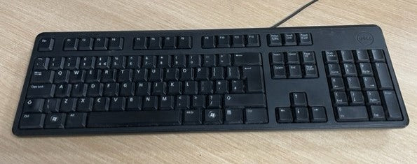 Dell Black Computer Keyboard USB