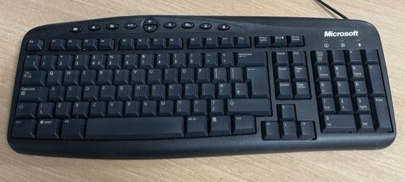 Microsoft Black Computer Keyboard