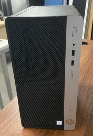 HP Prodesk Black & Silver Computer Tower