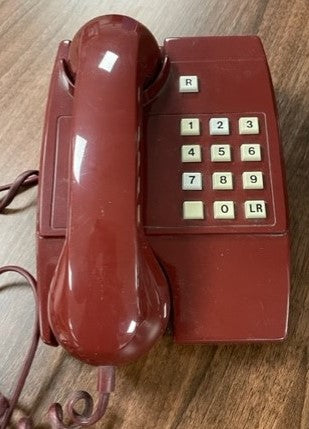 Red BT Telephone