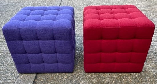 Cube Coloured Upholstered Seats
