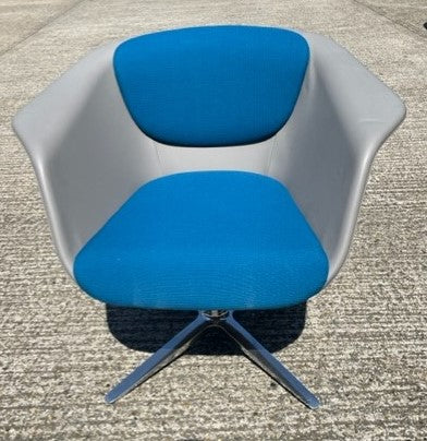 Sedus Sweetspot Grey & Blue Lounge Chair