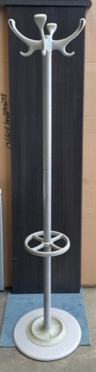 Grey Hat and Coat Stand