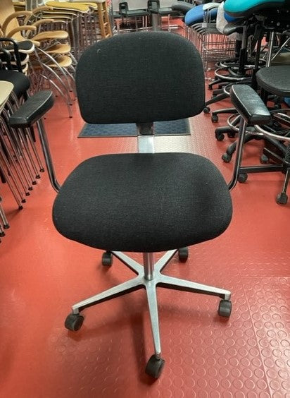 Black Draughtsman Chair with Arms