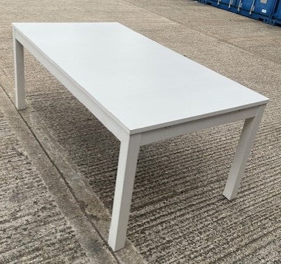 White Wood Boardroom Table