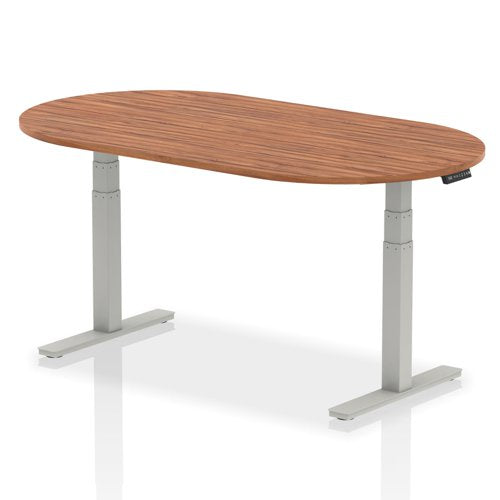 Height Adjustable D Ended Meeting Table