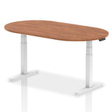 Height Adjustable D Ended Meeting Table