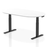 Height Adjustable D Ended Meeting Table