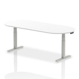 Height Adjustable D Ended Meeting Table