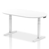 Height Adjustable D Ended Meeting Table