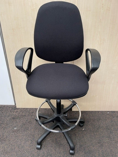 Ex Hire Draughtsman Chair with Arms